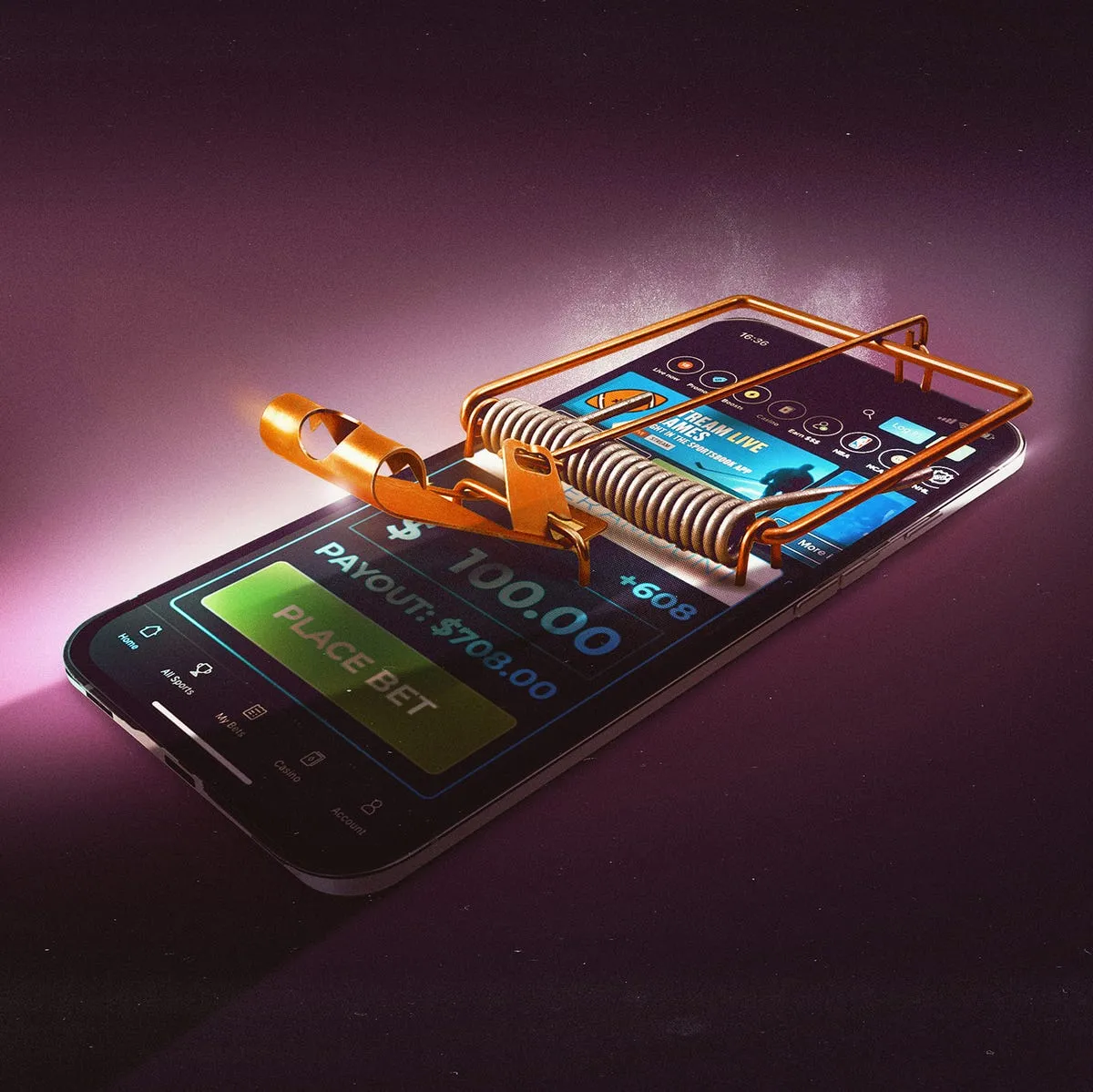 Football betting tips dashboard with real-time alerts and notifications